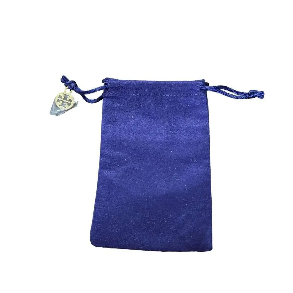 Tory Burch Blue Velvet Jewelry Pouch *No Jewelry included*